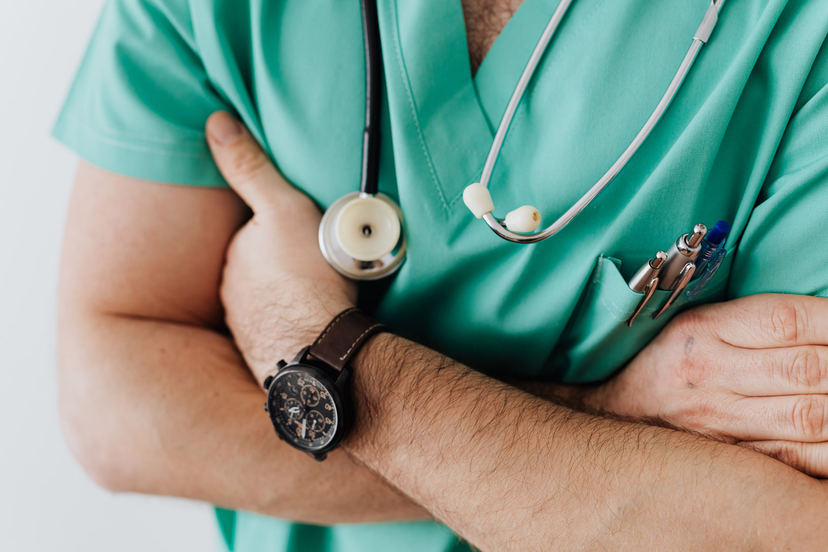 Médecin en blouse